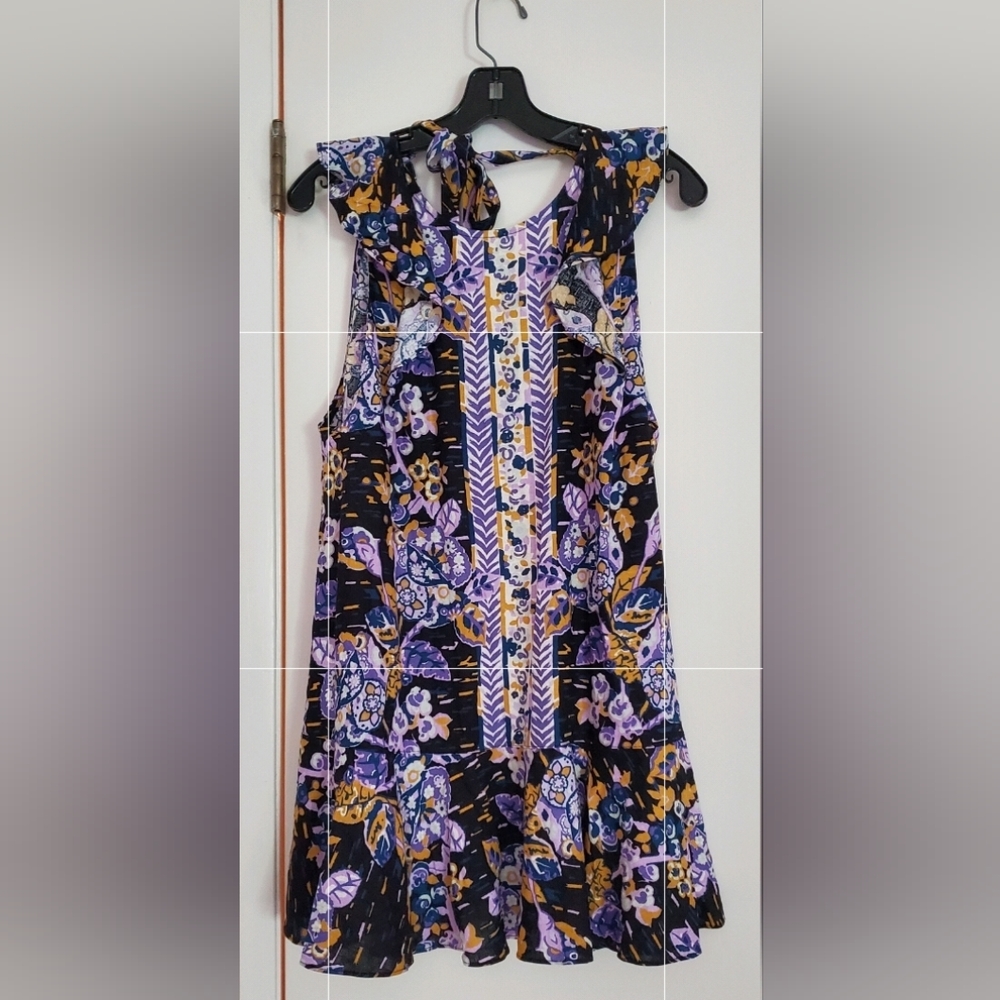 NWNT Free People sleeveless floral Tunic